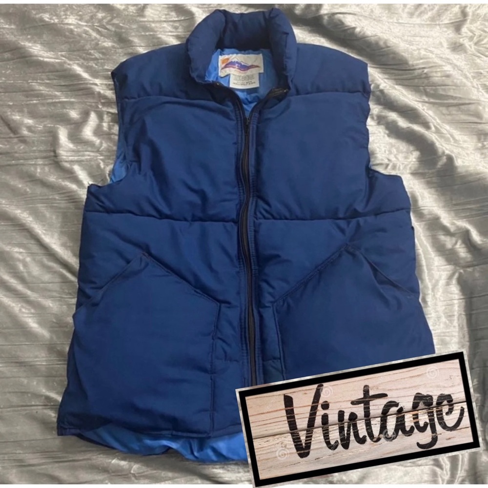vintage puffer vest